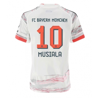 Billige Fotballdrakt Bayern Munich Jamal Musiala #10 Replika Bortedrakt Dame 2025-26 Kortermet